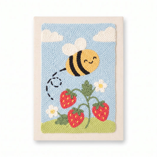 Buzzing Through Berry Fields - Vertical Edition