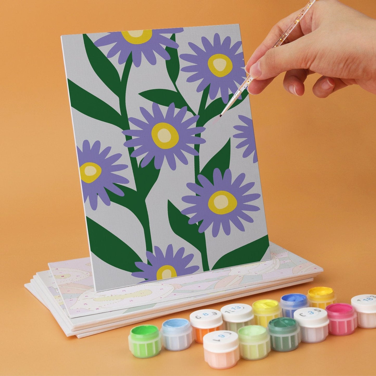Bloom Garden – Set of 6 Mini Paintings - miicreative