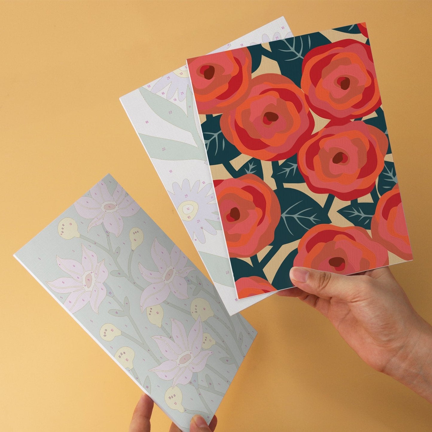 Bloom Garden – Set of 6 Mini Paintings - miicreative