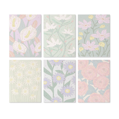 Bloom Garden – Set of 6 Mini Paintings - miicreative