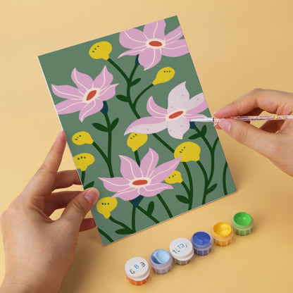 Bloom Garden – Set of 6 Mini Paintings - miicreative
