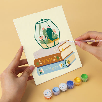 Blooming Books – Set of 6 Mini Paintings - miicreative