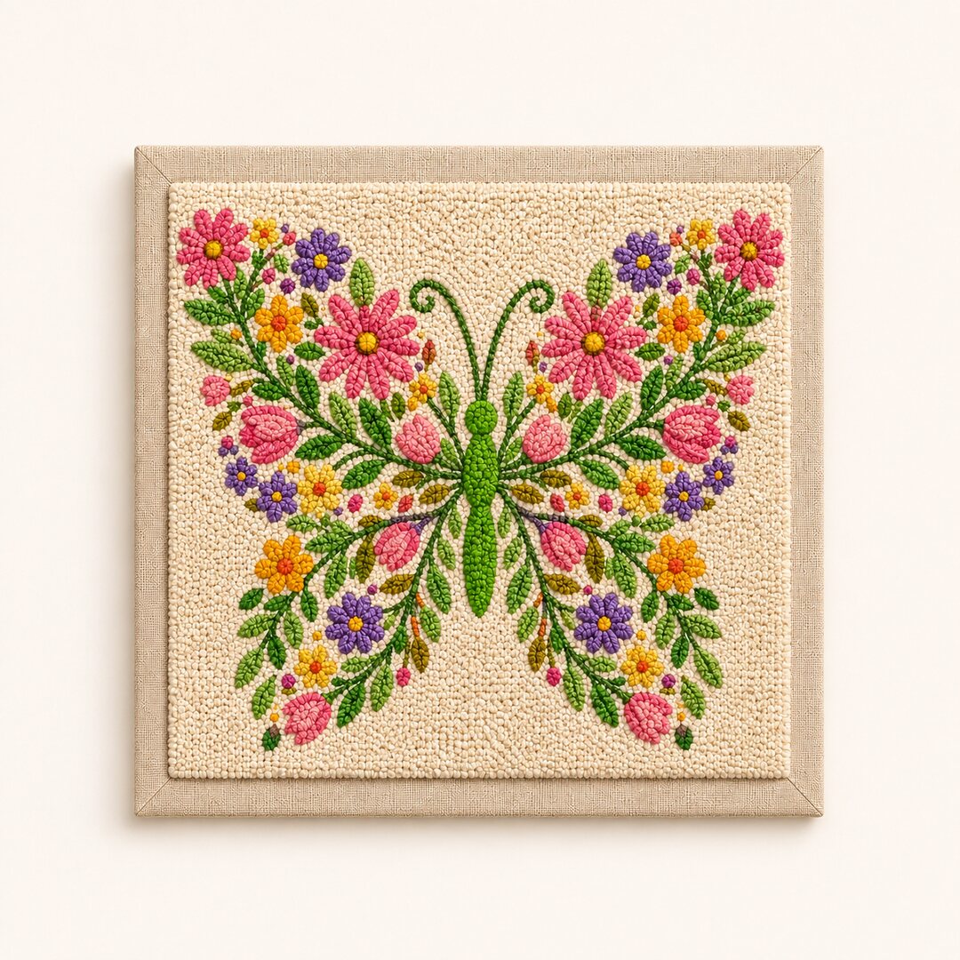 Blooming Butterfly Garden - Square Edition - miicreative