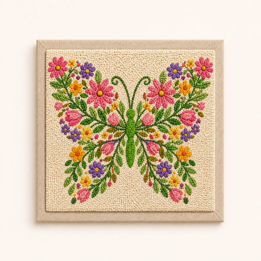 Blooming Butterfly Garden - Square Edition - miicreative