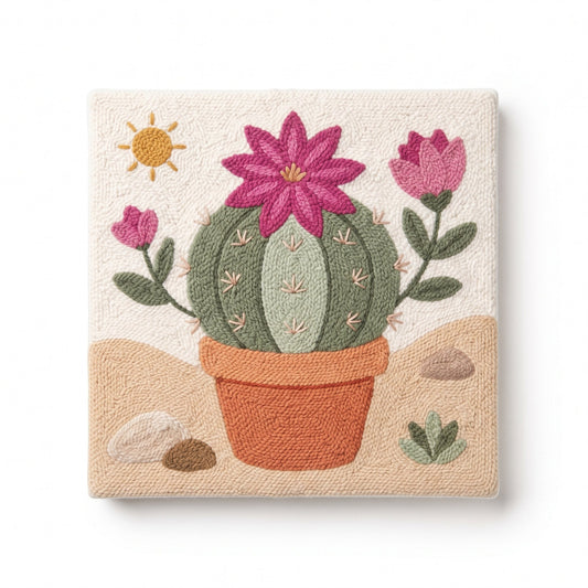 Blooming Cactus - Square Edition - miicreative