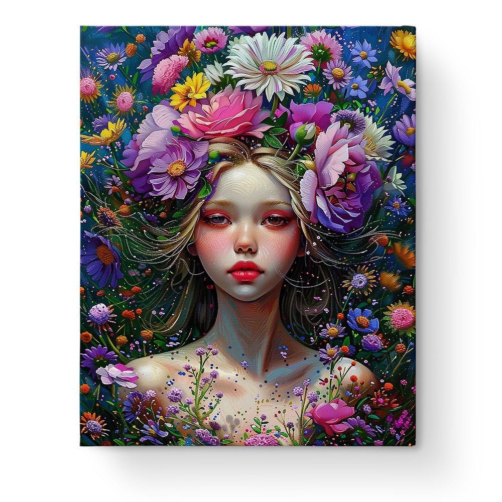Blooming Serenity - Floral Women - miicreative