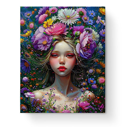 Blooming Serenity - Floral Women - miicreative