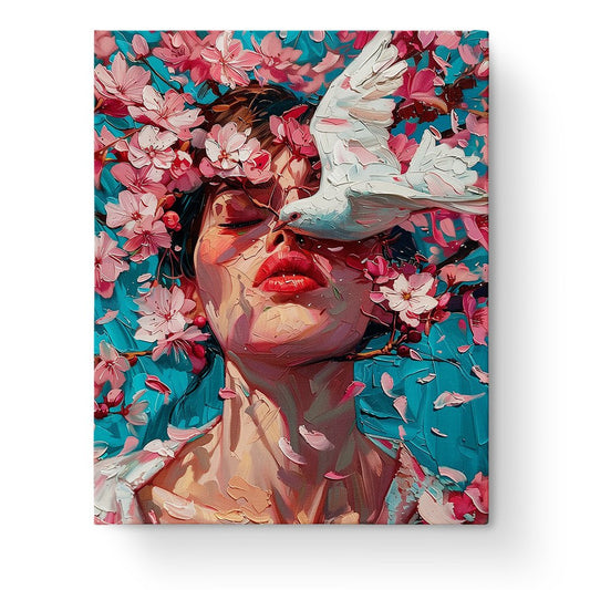 Blossom Harmony - Floral Women - miicreative