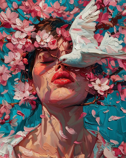 Blossom Harmony - Floral Women - miicreative