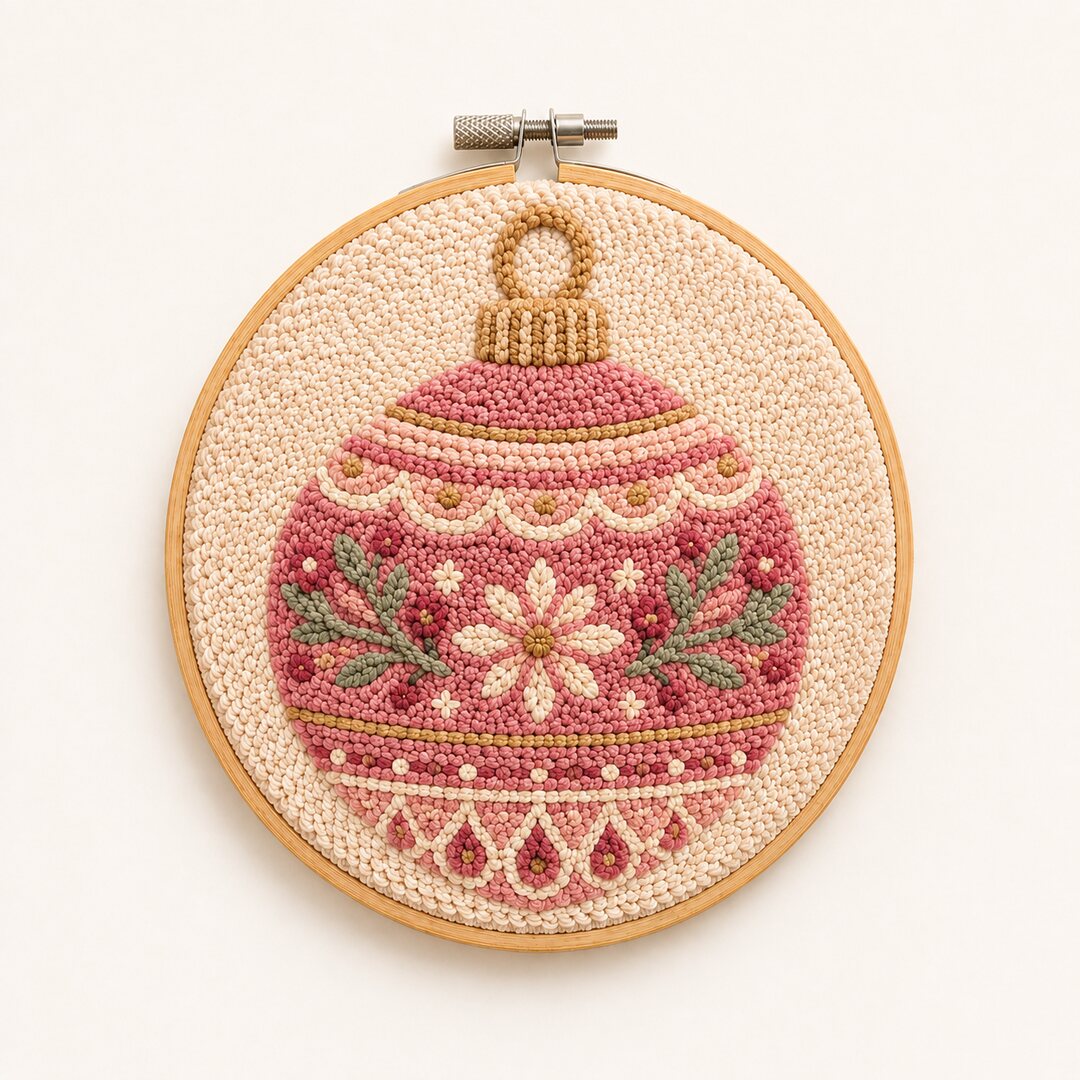 Blush Holiday Bauble - Circle Edition - miicreative