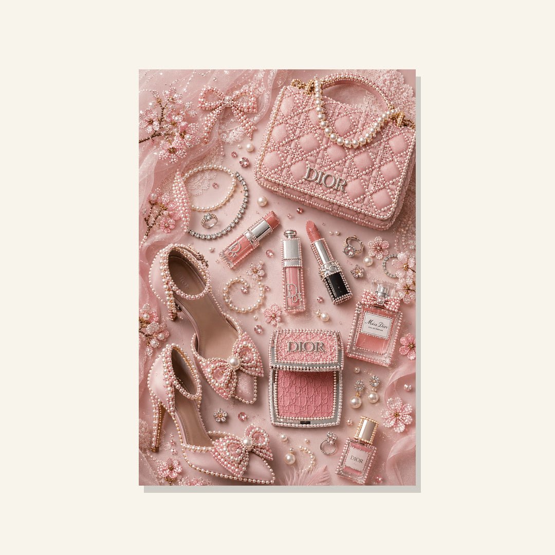 Blushing Pearl Glamour - Pearl Painting - miicreative