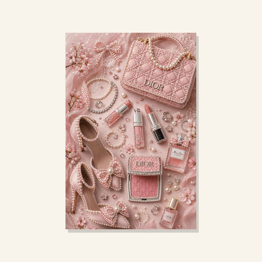 Blushing Pearl Glamour - Pearl Painting - miicreative