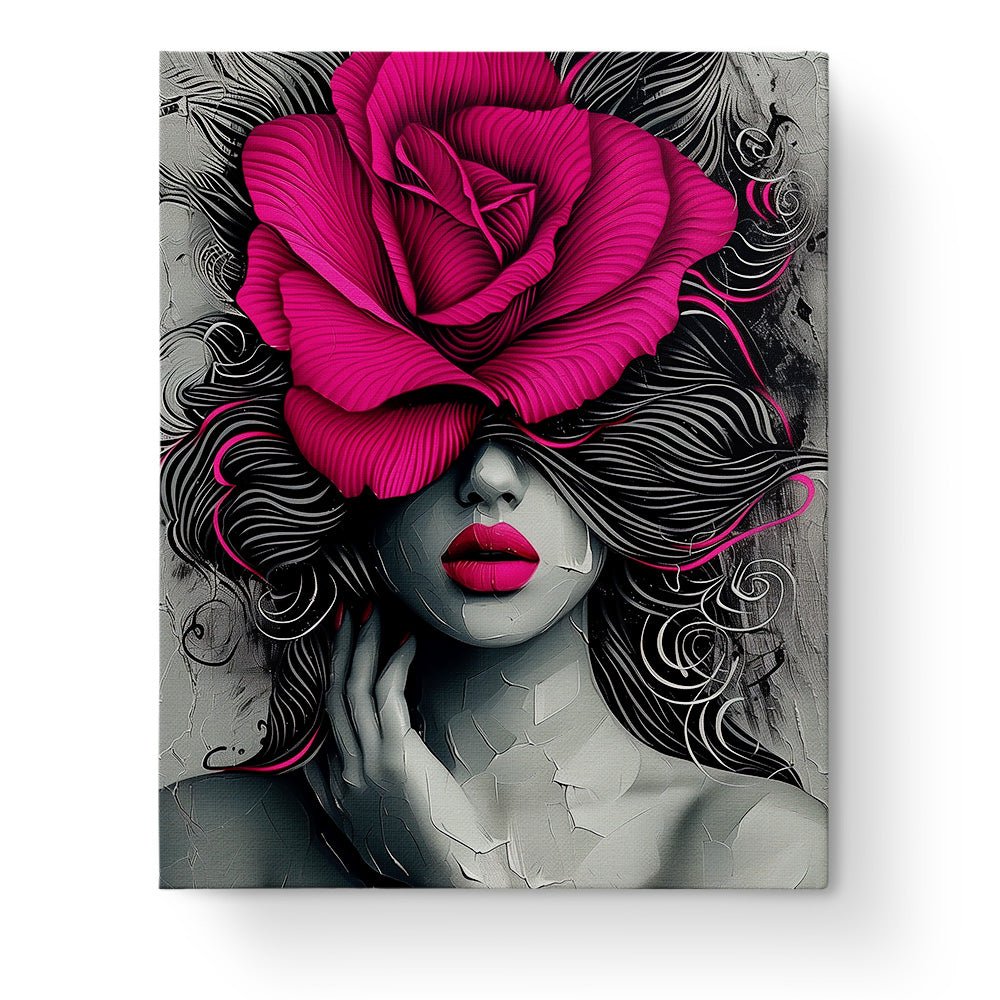 Bold Rose Fantasy - Floral Women - miicreative