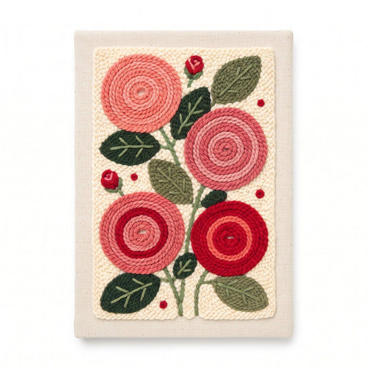 Crimson Rose Reverie - Vertical Edition