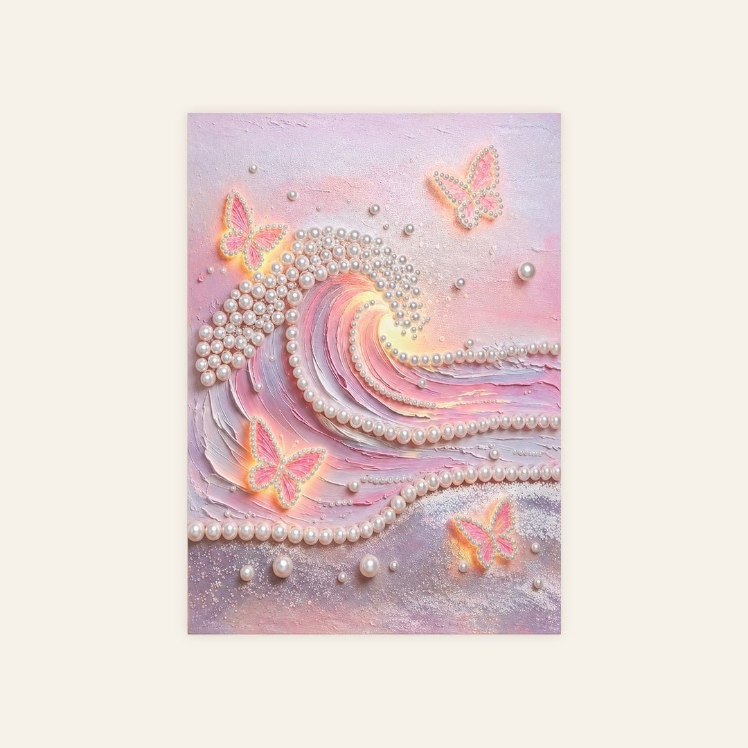 Butterfly Tides of Enchantment – Pearl Painting - miicreative