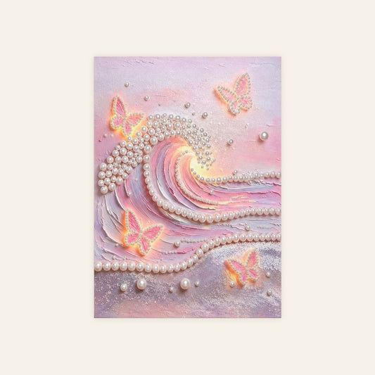 Butterfly Tides of Enchantment – Pearl Painting - miicreative