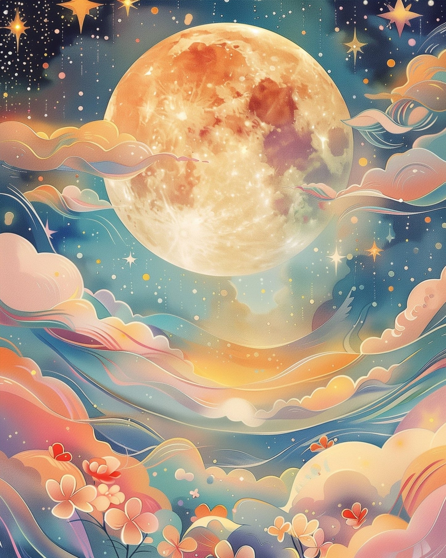 Celestial Dreamscape - Bohemian Vibes - miicreative