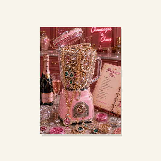 Champagne & Chaos - Pearl Painting - miicreative