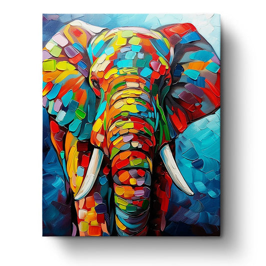 Colorful Elephant - Abstract Animals - miicreative