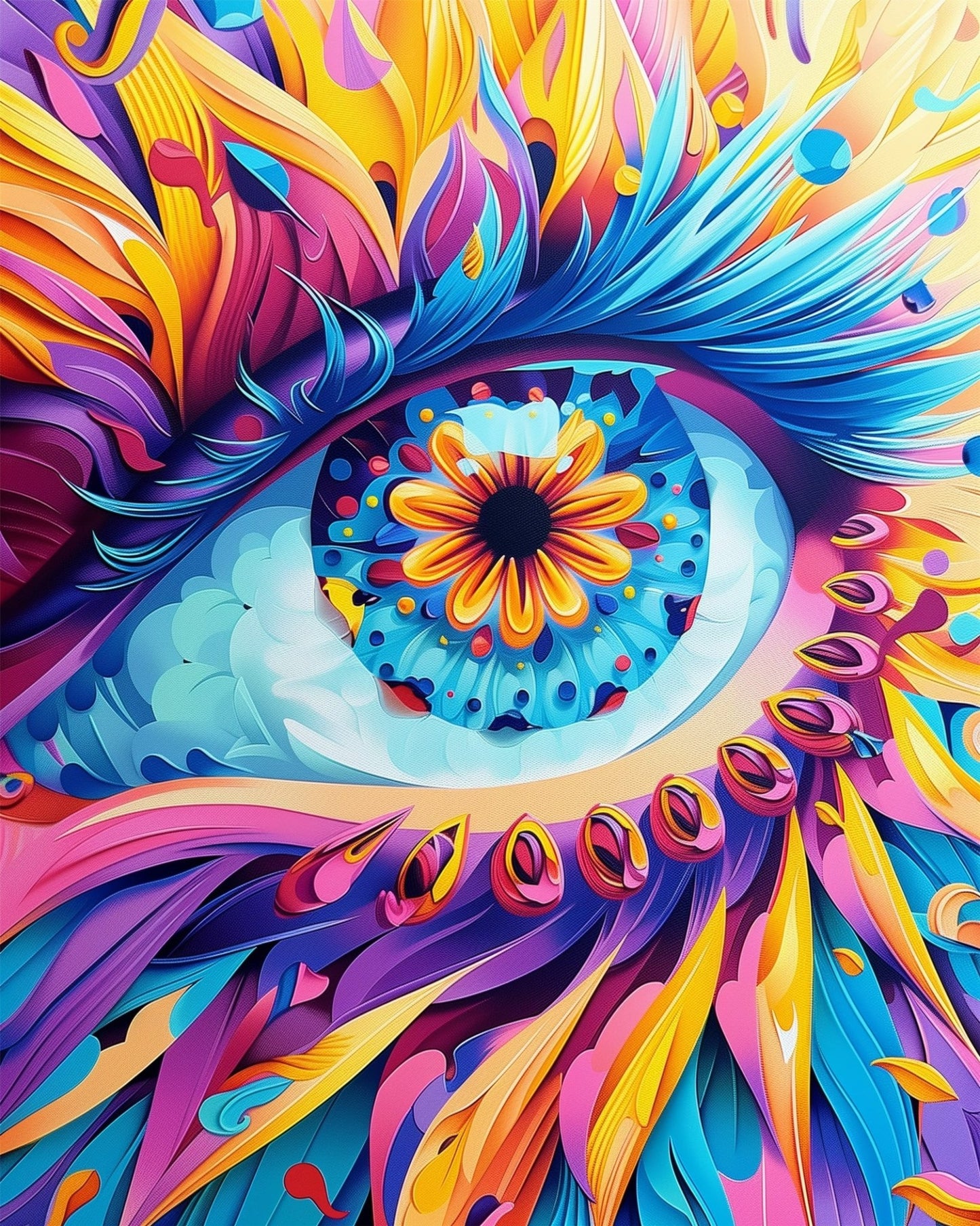 Colorful Eye - Meditation - miicreative
