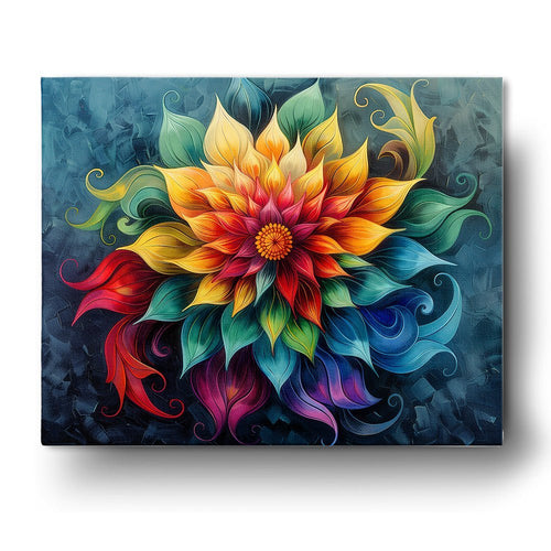 Colorful Flower - miicreative
