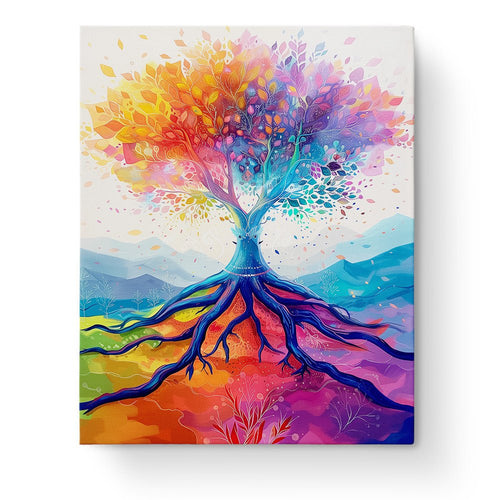 Colorful Roots of Serenity - Meditation - miicreative
