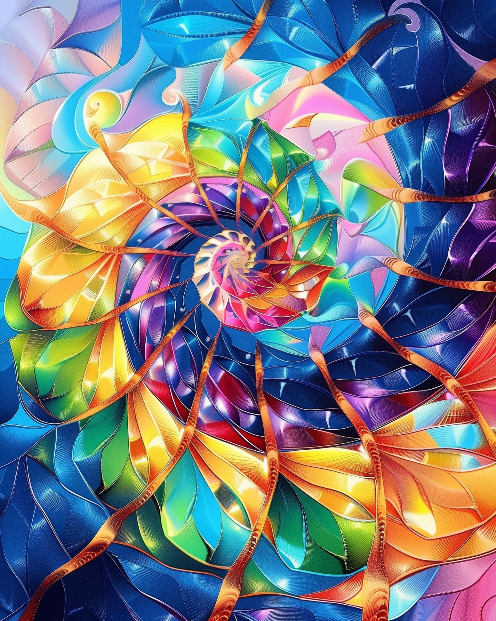 Colorful Spiral Harmony - Meditation - miicreative