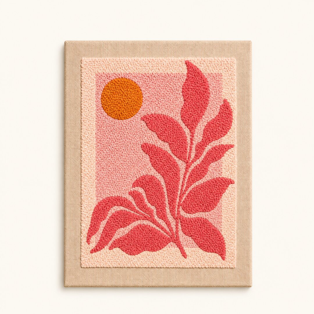 Sunlit Coral Bloom - Vertical Edition