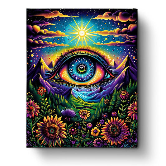 Cosmic Eye Blossom - Meditation - miicreative