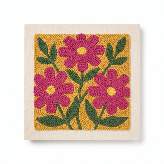 Magenta Cosmos Garden – Square Edition