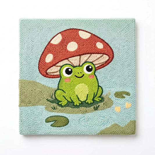 Cozy Frog - Square Edition - miicreative
