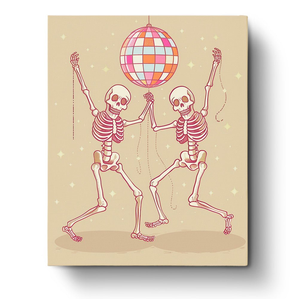 Dancing Bones - Skeleton - miicreative - Paint by Numbers fixed Kit