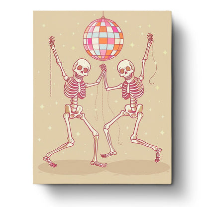 Dancing Bones - Skeleton - miicreative - Paint by Numbers fixed Kit