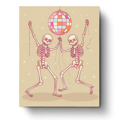Dancing Bones - Skeleton - miicreative - Paint by Numbers fixed Kit