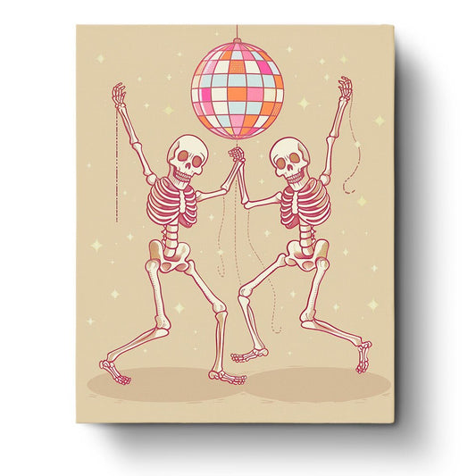 Dancing Bones - Skeleton - miicreative - Paint by Numbers fixed Kit
