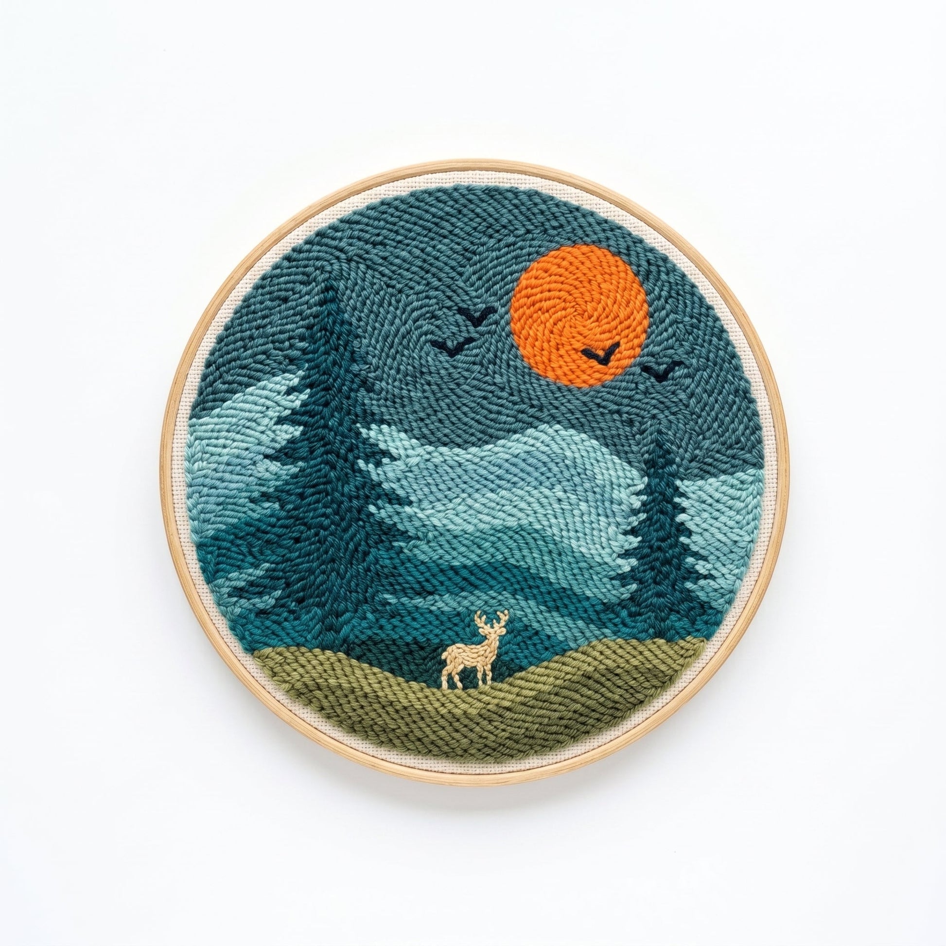 Deer Twilight - Circle Edition - miicreative