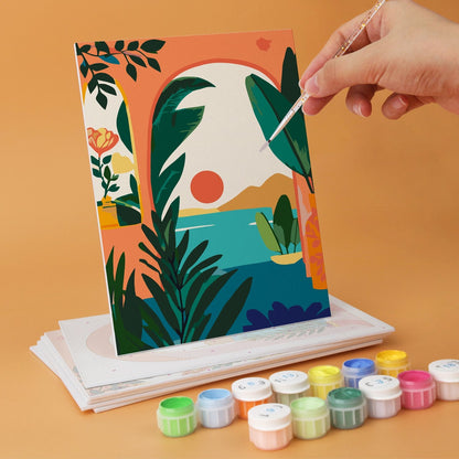 Desert Botanicals – Set of 6 Mini Paintings - miicreative