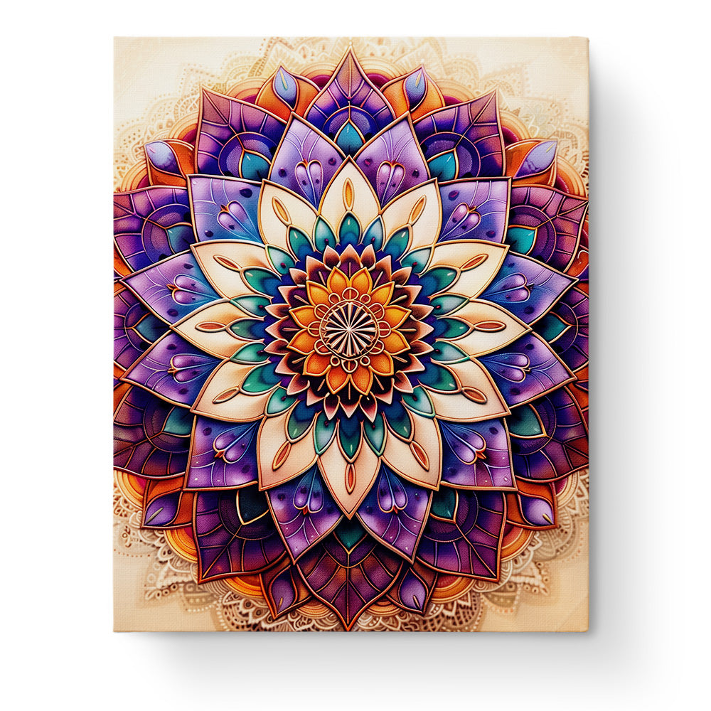 Vibrant Harmony - Mandalas - Fixed Kits - Paint By Numbers Kit