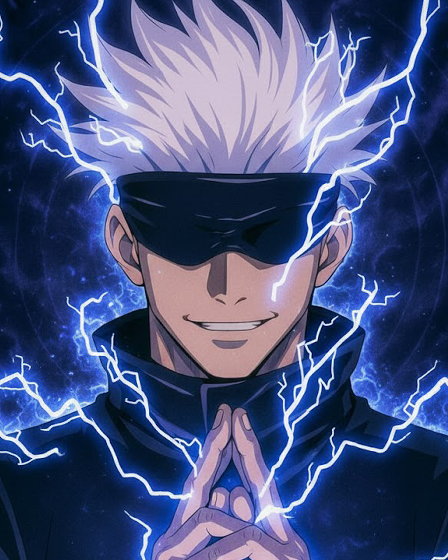 Miicreative's Satoru Gojo from Jujutsu Kaisen. An electrifying paint by numbers experience promoting focus and creativity for collectors.