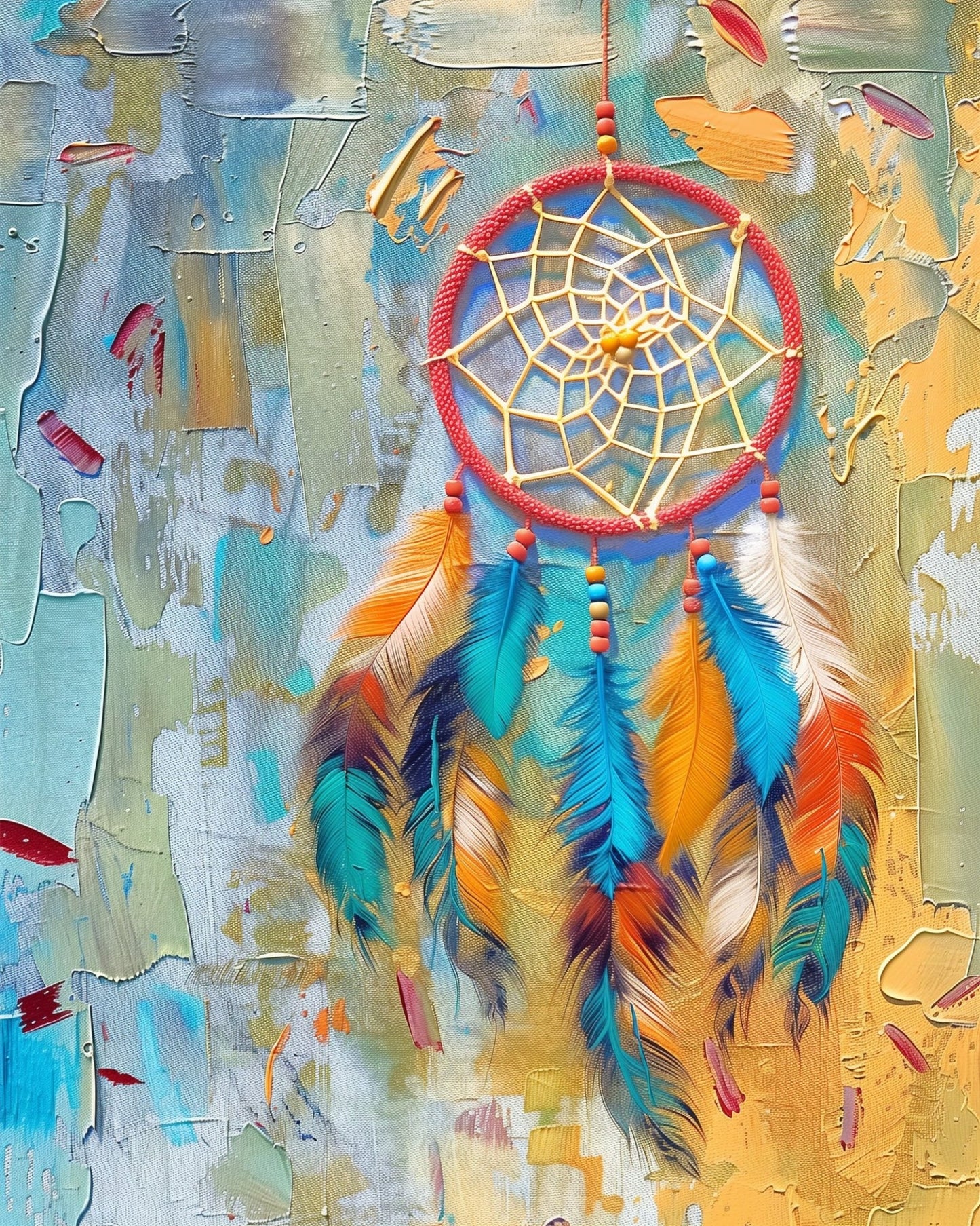 Dreamcatcher Serenity - Bohemian Vibes - miicreative