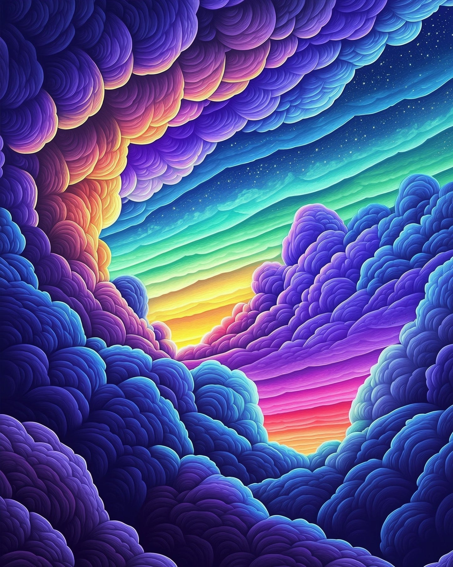 Dreamy Galaxy Clouds - Galaxies - miicreative