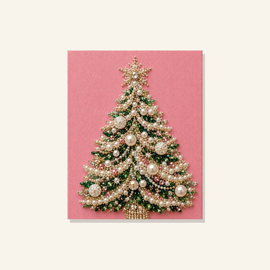 Enchanted Pearl Christmas Tree - Pearl Painting - miicreative