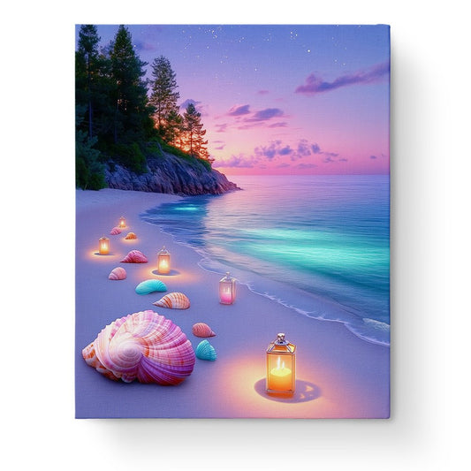 Enchanting Beach Sunset - Sea Landscape - miicreative