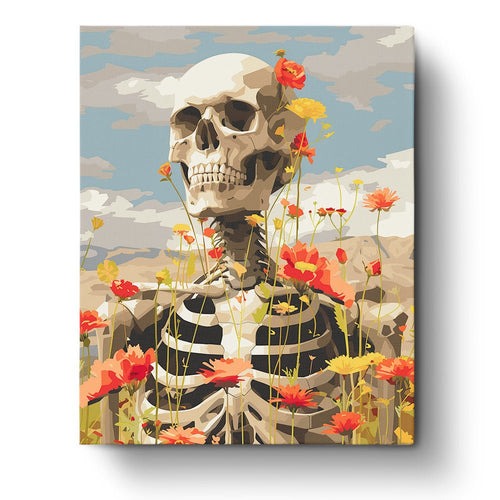 Eternal Blossoms - Skeleton - miicreative - Paint by Numbers fixed Kit