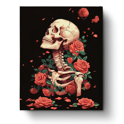 Eternal Bouquet - Skeleton - miicreative - Paint by Numbers fixed  Kit