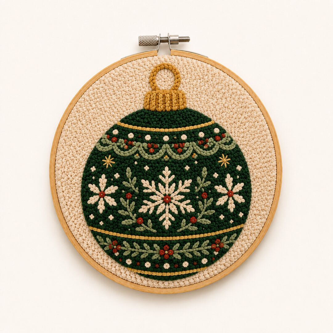 Evergreen Heirloom Ornament - Circle Edition - miicreative