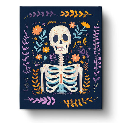 Everlasting Petals - Skeleton - miicreative - Paint by Numbers fixed Kit
