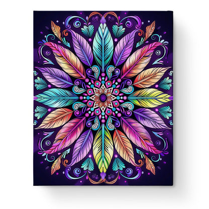 Feathered Harmony - Mandalas - miicreative