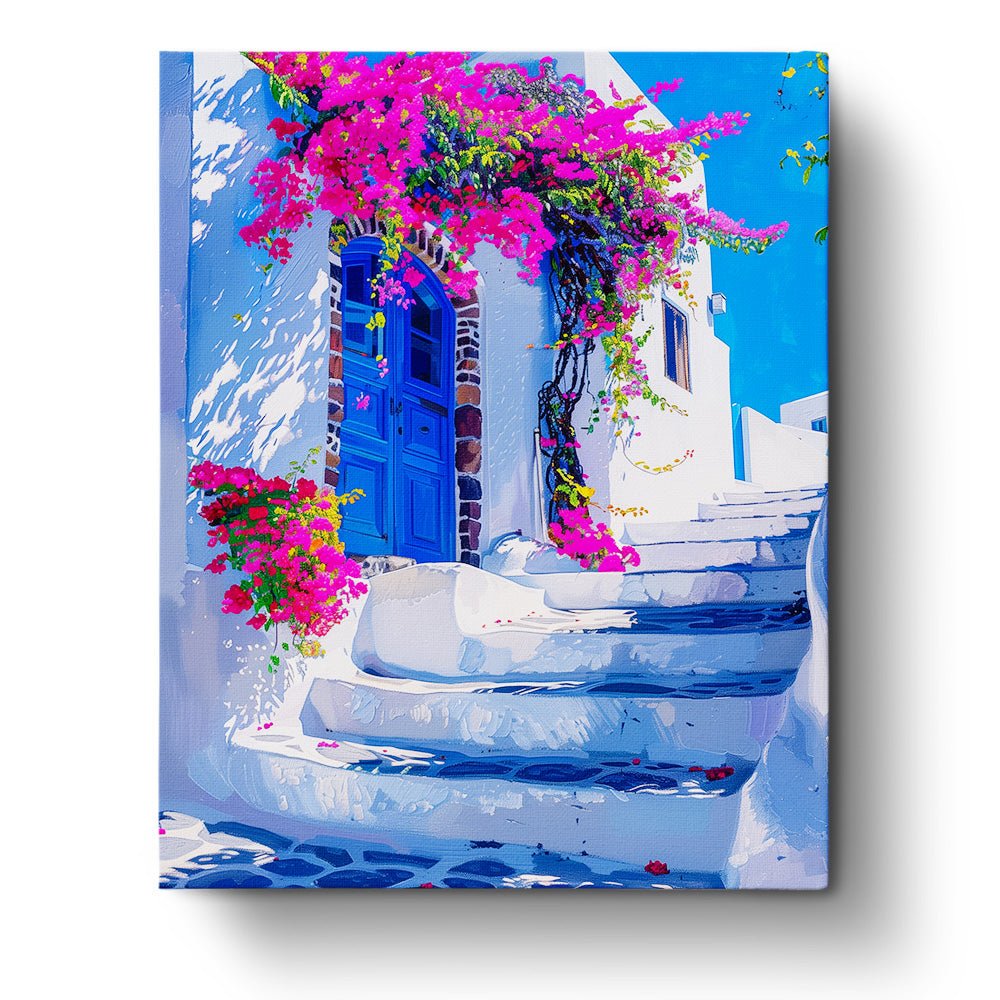 Firostefani - Santorini - miicreative - Paint by Numbers Fixed Kit - Pre-designed Kit