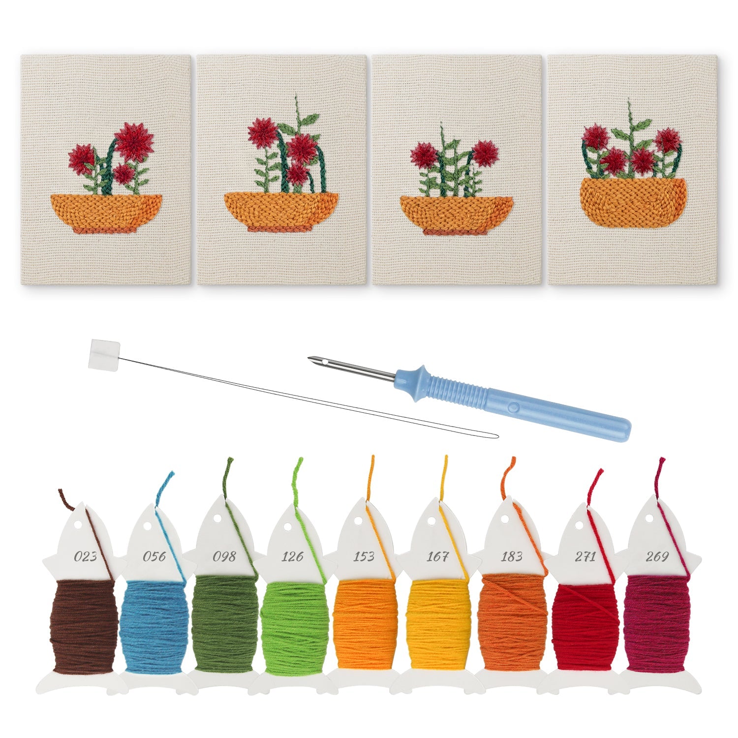 Floral Frames - Set of 4 - miicreative